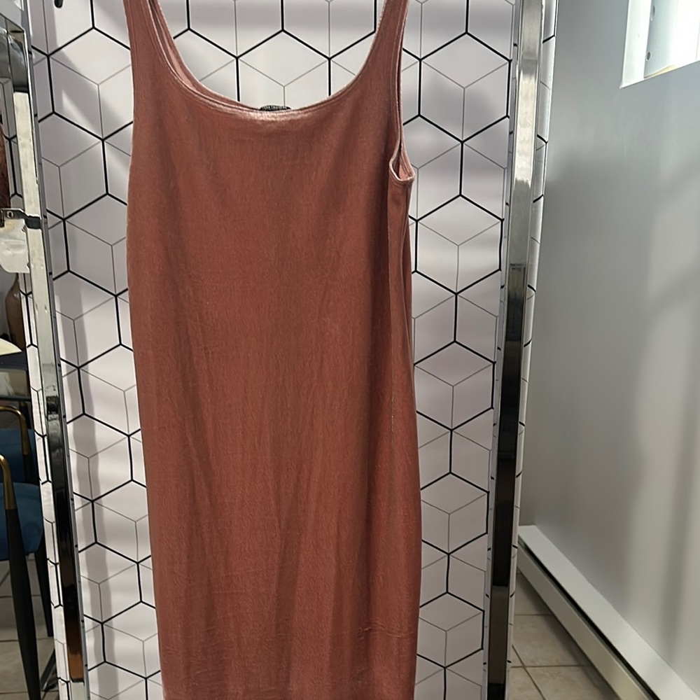 Zara Copper Sleeveless Top